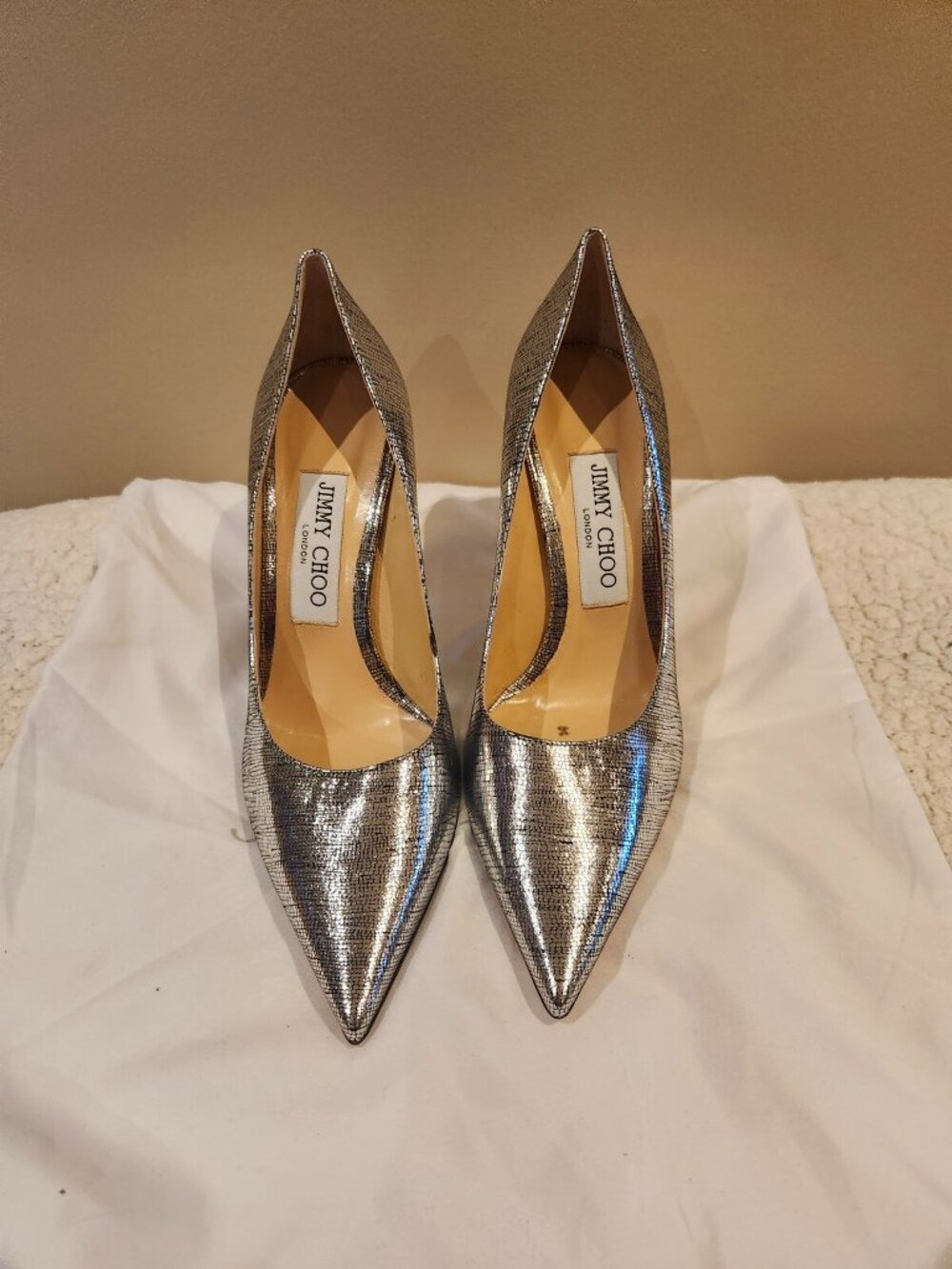 Jimmy Choo ABEL Pumps EU Size 37 Silver